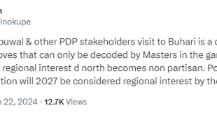 2027: This is definitely a political move - Doyin Okupe writes as Atiku visits Buhari in Daura