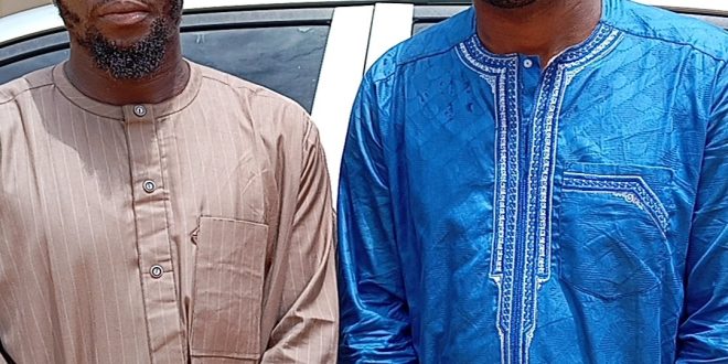 Adamawa police arrest two suspected armed robbers who attacked man in Anambra and stole his vehicle