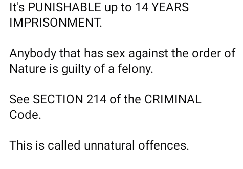 Anal s*x is a crime in Nigeria. Do it the right way - Lawyer says