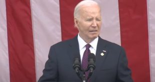 President Biden speaks on Memorial Day 2024.