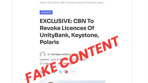 CBN denies plans to revoke license of Keystone, Unity and Polaris bank