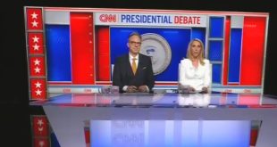 Jake Tapper and Dana Bash moderate the CNN debate.