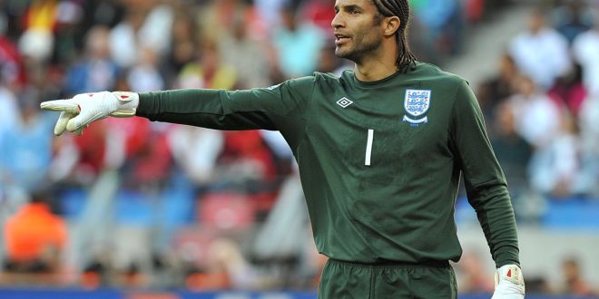 David James during his days as England number one