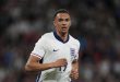 Trent Alexander-Arnold of England in action during the international friendly match against Iceland at Wembley Stadium in London, June 2024