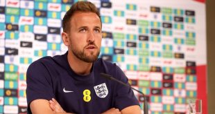 Harry Kane in a press conference at Euro 2024.