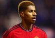 Marcus Rashford in action for Manchester United in the FA Cup against Wigan Athletic in January 2024.