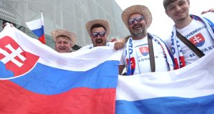 Slovakia fans before their Euro 2024 clash with Ukraine