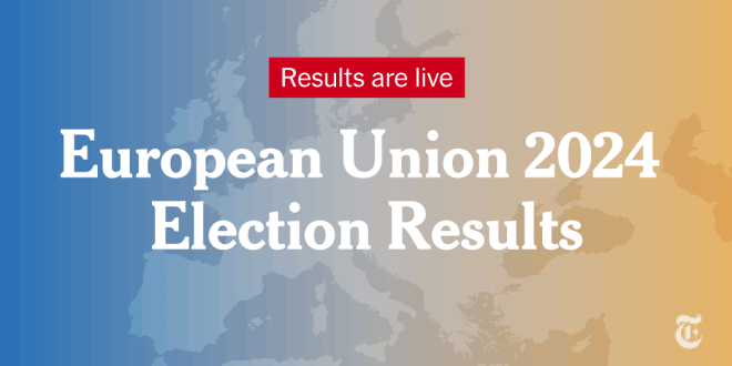 European Union Parliament Election 2024: Live Results