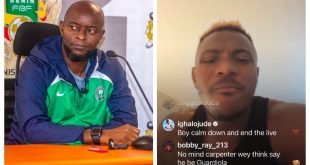 Finidi George responds to accusation made by Victor Osimhen in viral video