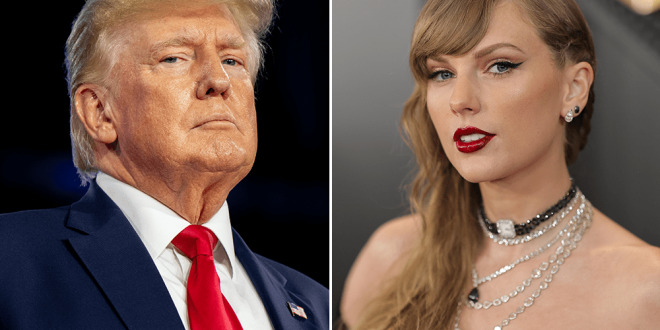 Former US president, Donald Trump calls Taylor Swift