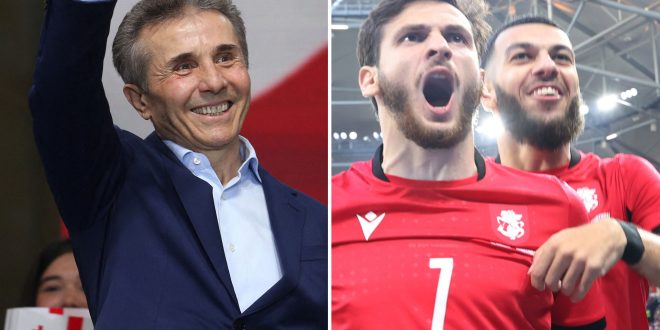 Georgia Billionaire gifts his country players £8.4MILLION for reaching the knock-out stages and will double it if they beat Spain