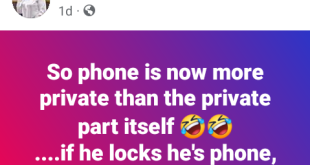 If your man locks his phone, lock your private part too - Nigerian woman advises women