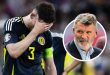 Scotland captain Andy Robertson and Roy Keane