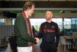 Manchester United partial owner Sir Jim Ratcliffe meets manager Erik ten Hag in January 2024.