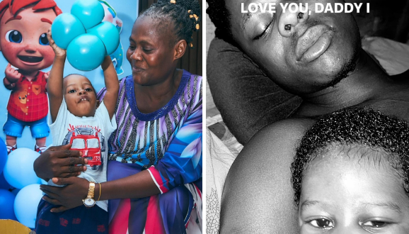 Mohbad?s widow, Wunmi, shares adorable photos of their son, Liam, with the late singer and his mum