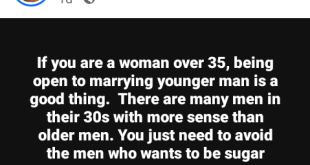 My friends married to younger men are enjoying their marriage more than some women married to older men - Nigerian lady says