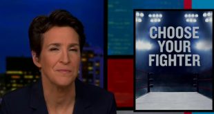 Rachel Maddow on Trump's business support.