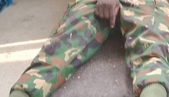 Soldier shoots himself to death in front of Forward Operation Base gate