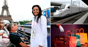 11 Herm�s bags stolen from sister-in-law of� Qatar Emir after she took train instead of aircraft to Olympic games