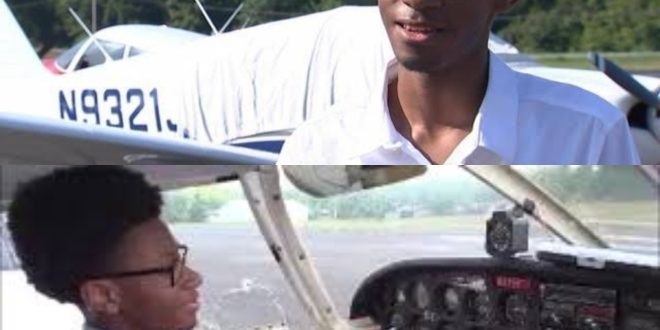 17-year-old makes history as the youngest black person to earn private pilot