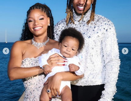 Actress Halle Bailey and boyfriend DDG share photos of their son Halo?s face for the first time