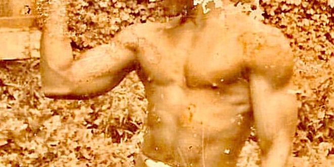 Charley Boy shares throwback nu#de photo of himself and photo of his half-clad father as he draws parallels between them