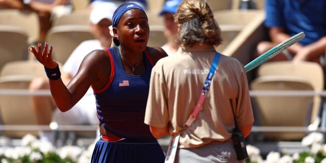 Coco Gauff Sheds Tears During Paris Olympics Performance