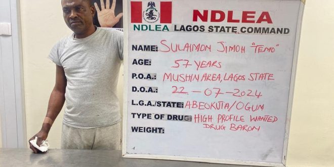 Court remands alleged Lagos drug baron, Temo for 14 days