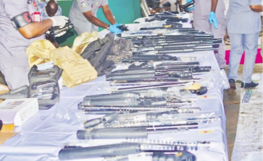 Customs impounds guns, drones, others at MMA