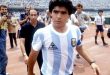 Argentina captain Diego Maradona at the 1986 World Cup