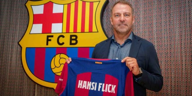 Hansi Flick Barcelona Coach