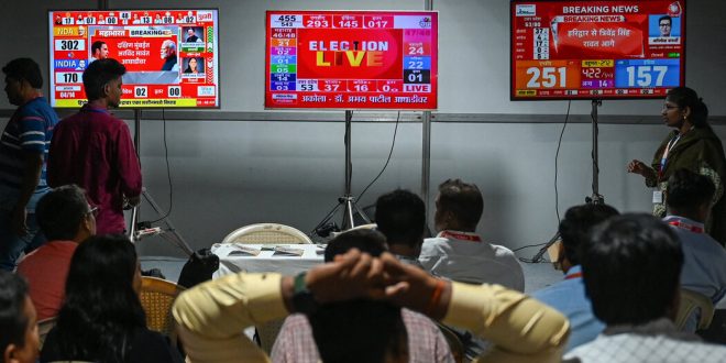 India’s Cable News Predicted a Big Modi Win. How Did They Get It So Wrong?
