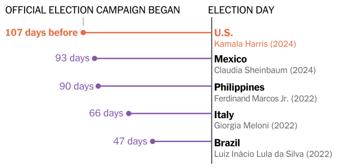 Is 100 Days Enough Time to Pick a Leader? Around the World, Yes.