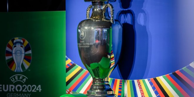 The UEFA Euro 2024 trophy