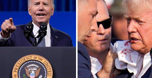 Joe Biden calls for ban of AR-15 gun used to sh0ot at Trump (video)