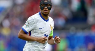 France Euro 2024 squad Kylian Mbappe of France during the UEFA EURO 2024 round of 16 match between France and Belgium at Düsseldorf Arena on July 01, 2024 in Dusseldorf, Germany. (Photo by Carl Recine/Getty Images)