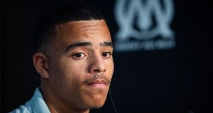 Mason Greenwood speaks to the media after his move from Manchester United to Marseille.