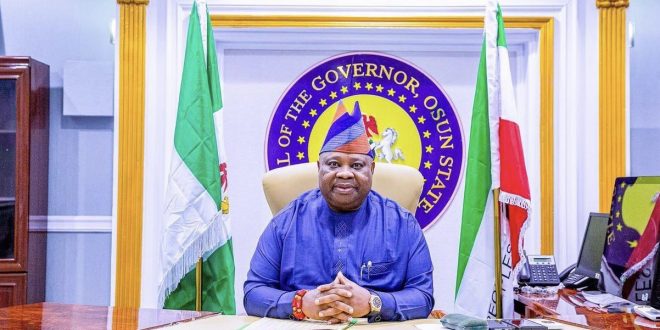 Scammers hack Osun governor Adeleke?s phone