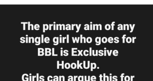 ?The primary aim of single girls who undergo BBL is H00kup" - Nigerian man says