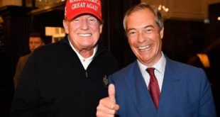 Trump congratulates newly elected UK parliamentarian Nigel Farage, ignores Prime Minister Keir Starmer
