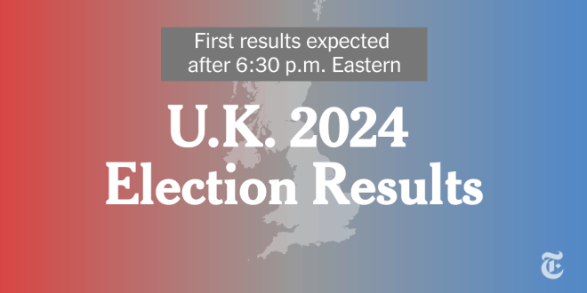 United Kingdom 2024 Election: Live Results