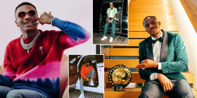 Victor Osimhen vs Wizkid: Who is the Richer Celebrity?