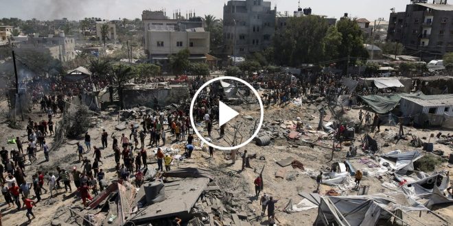 Video: Israeli Strike Targeting Hamas Commander Kills Dozens in Gaza