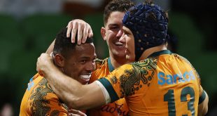 Wallabies flyer's 'outrageous' double in series win