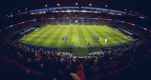 A general view shows the Parc des Princes stadium in Paris ahead of the French L1 football match between Paris Saint-Germain (PSG) vs Troyes on November 28, 2015.