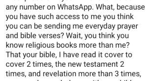 You think you know religious books more than me? - Nigerian female herbalist slams people sending prayer and bible verses to her