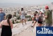 ‘My escape is going north’: heatwaves begin to drive tourists in Europe to cool climes