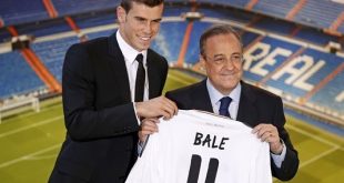 Gareth Bale With Real Madrid President