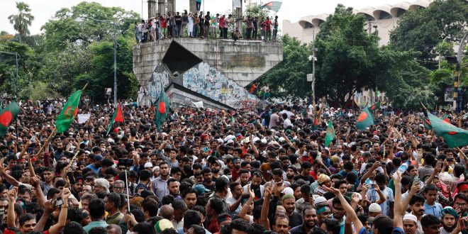 Bangladesh PM Hasina quits and flees as protesters storm palace