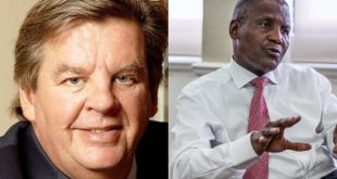 Dangote drops to second as South African Johann Rupert becomes the Richest man in Africa